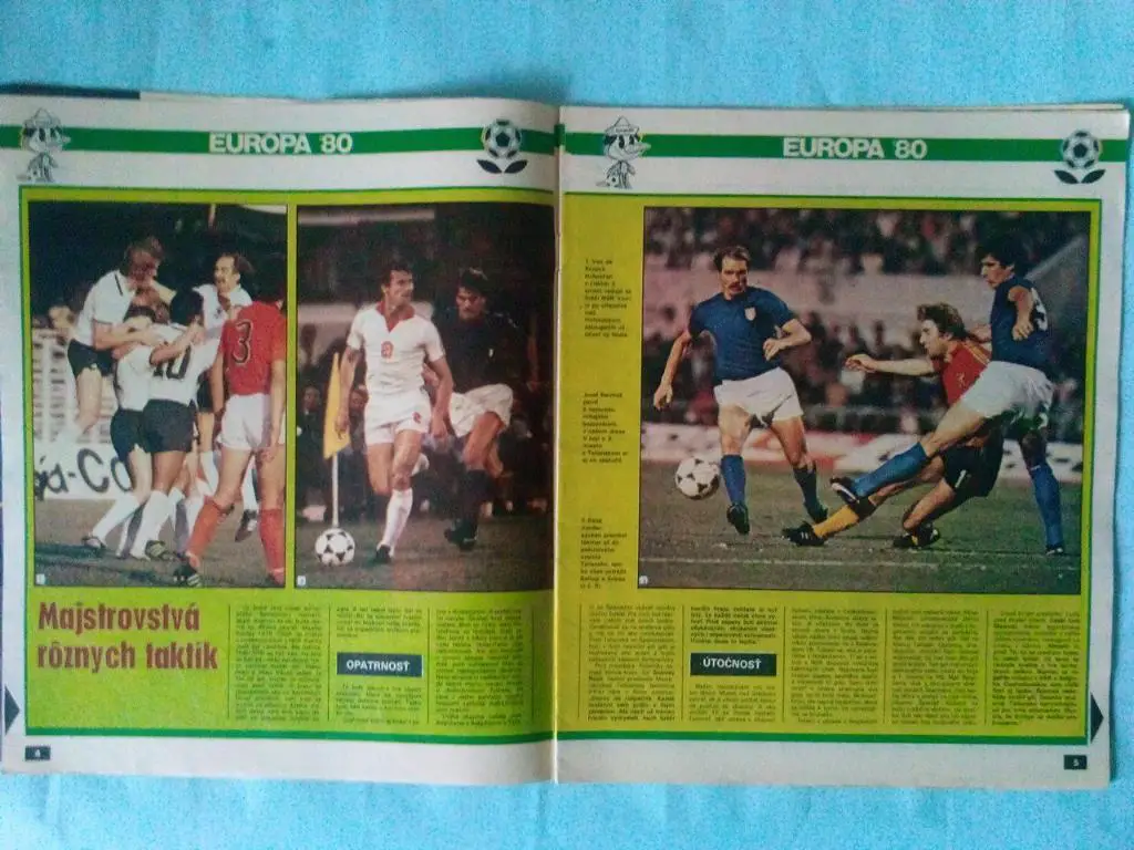 Спецвыпуск Старт Чехия № 28 за 1980 год посвящен ЧЕ 1980 год в Италии 1