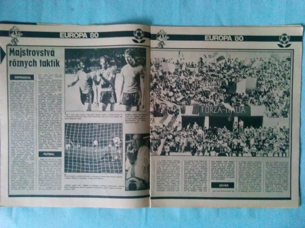 Спецвыпуск Старт Чехия № 28 за 1980 год посвящен ЧЕ 1980 год в Италии 2