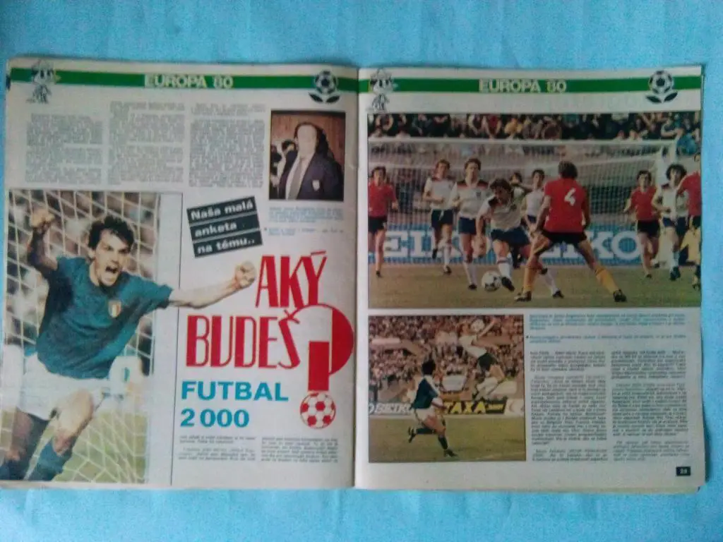 Спецвыпуск Старт Чехия № 28 за 1980 год посвящен ЧЕ 1980 год в Италии 6