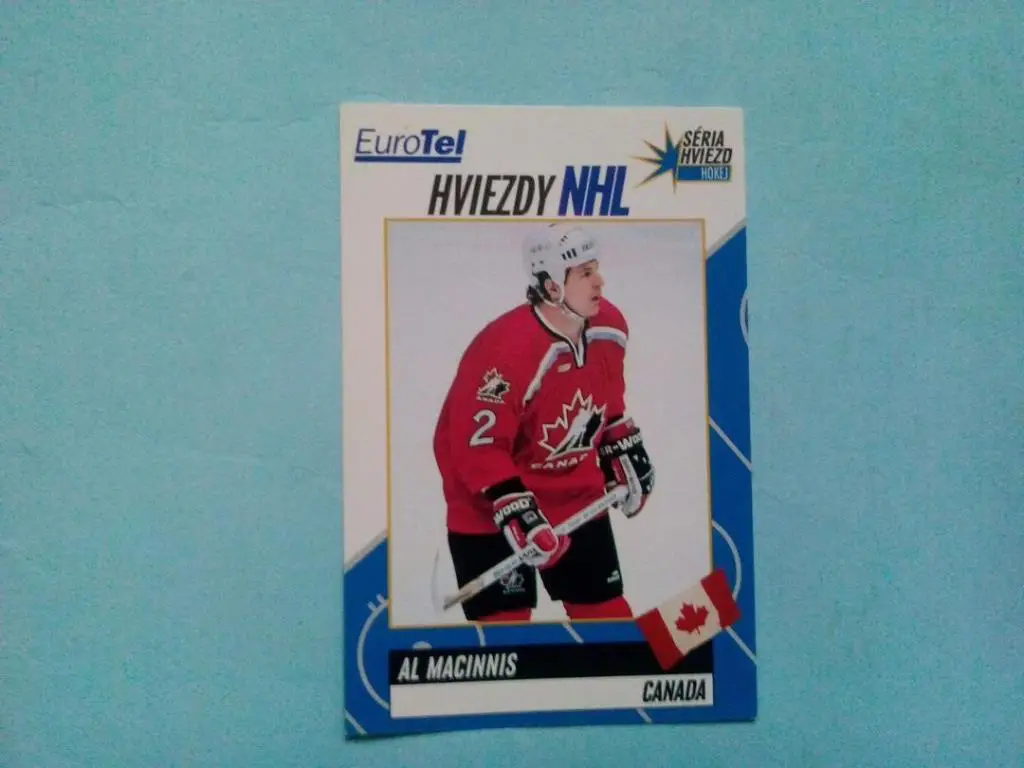 Карточка хоккей .Звезды НХЛ - MACINNIS CANADA