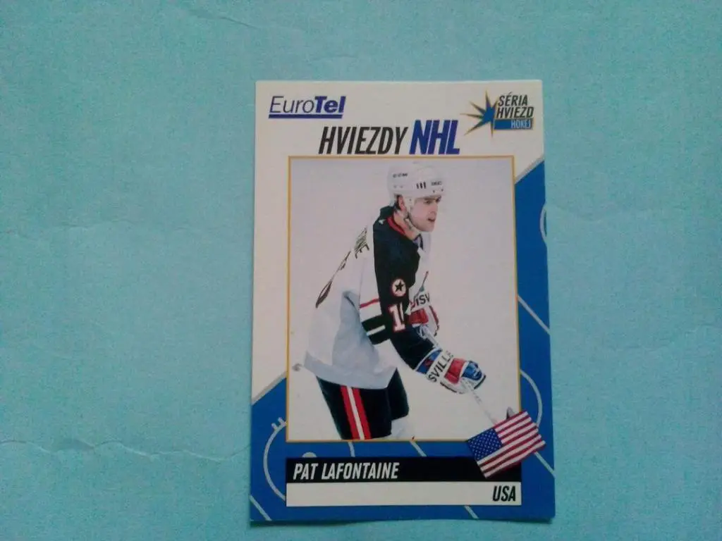 Карточка хоккей .Звезды НХЛ - LAFONTAINE USA