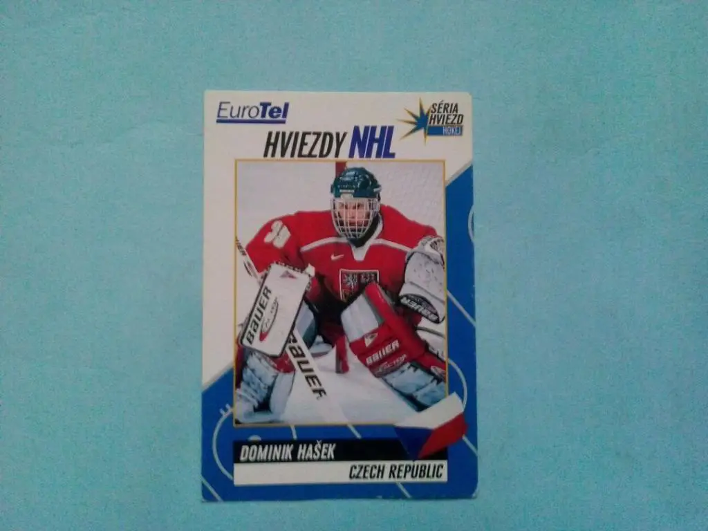 Карточка хоккей .Звезды НХЛ - HASEK CZECH