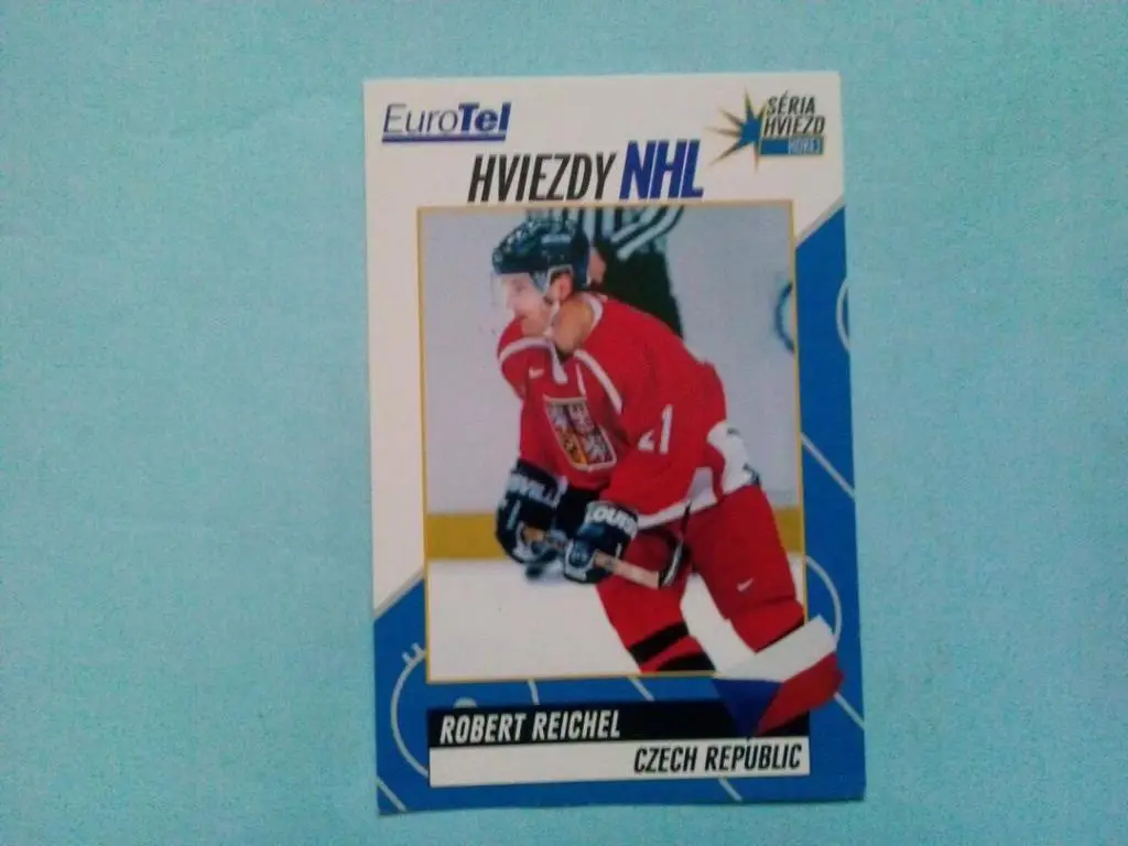 Карточка хоккей .Звезды НХЛ - REICHEL CZECH