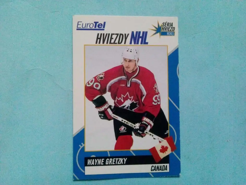 Карточка хоккей .Звезды НХЛ - GRETZKY CANADA