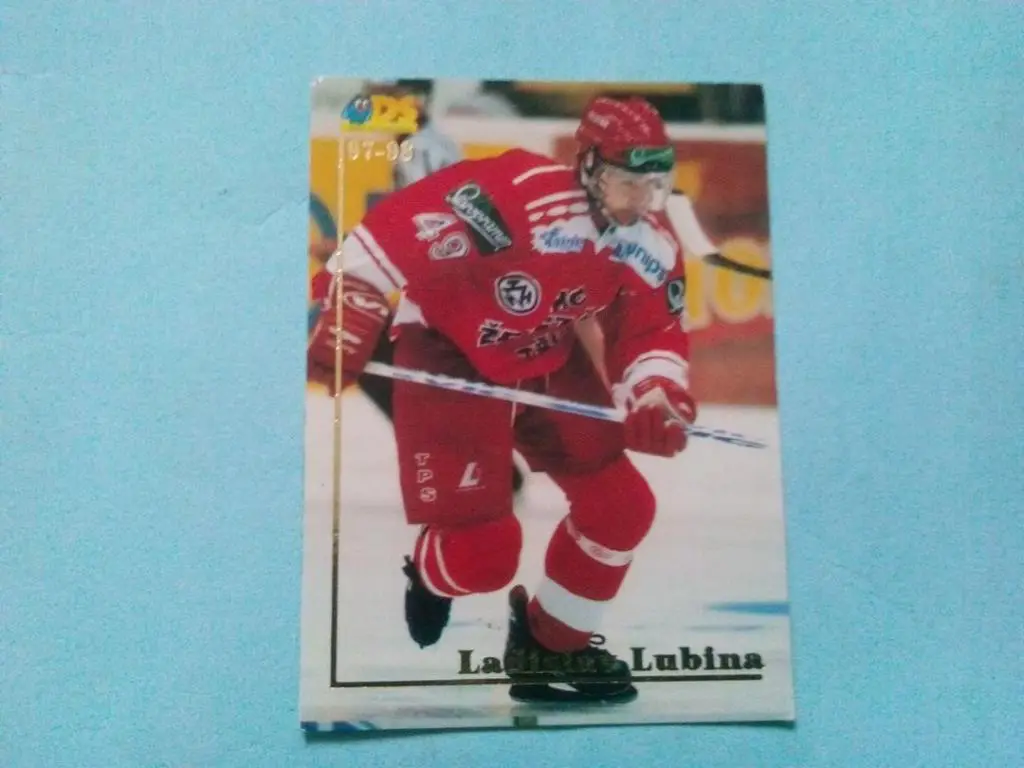 Карточка хоккей .Звезды мирового хоккея - LUBINA