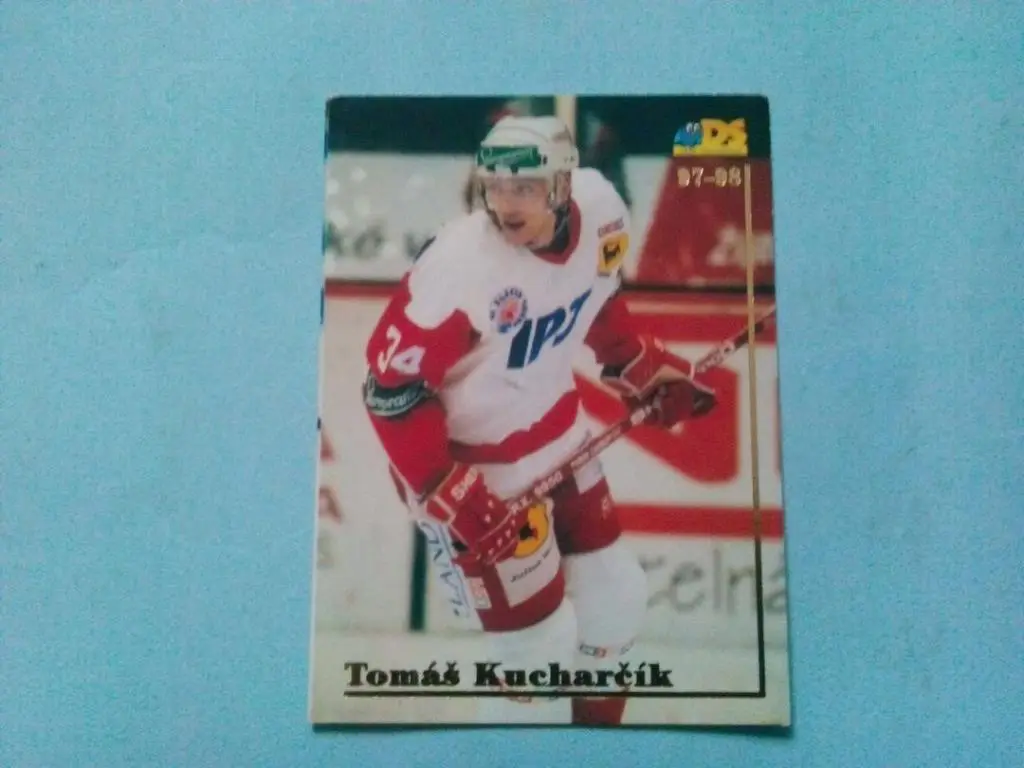 Карточка хоккей .Звезды мирового хоккея -KUCHARCIK