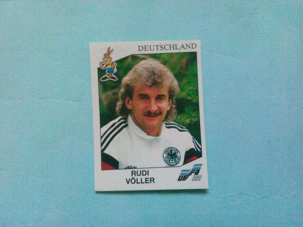 Наклейка ЧЕ - 1992 год PANINI - VOLLER Германия № 213