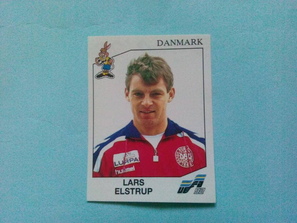 Наклейка ЧЕ - 1992 год PANINI - ELSTRUP Дания № 230