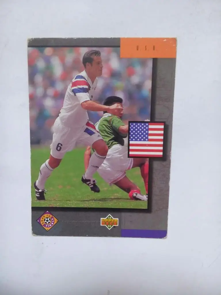 Карточка чемпионат мира по футболу 1994 год сб. США компания UPPER DECK
