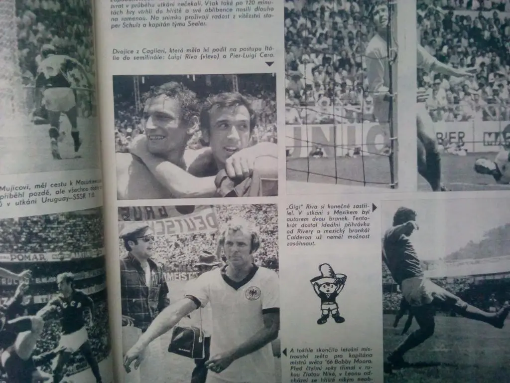 Стадион Чехия № 26 за 1970 год во время чм по футболу в Мексике 1970 год 2