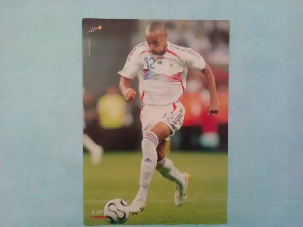 Постер из журнала весь ФУТБОЛ звезда ЧМ по футболу 2006 г. - Зидан,Анри 1