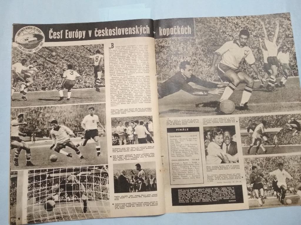 Старт Чехословакия № 27 за 1962 год спецвыпуск чм по футболу 4