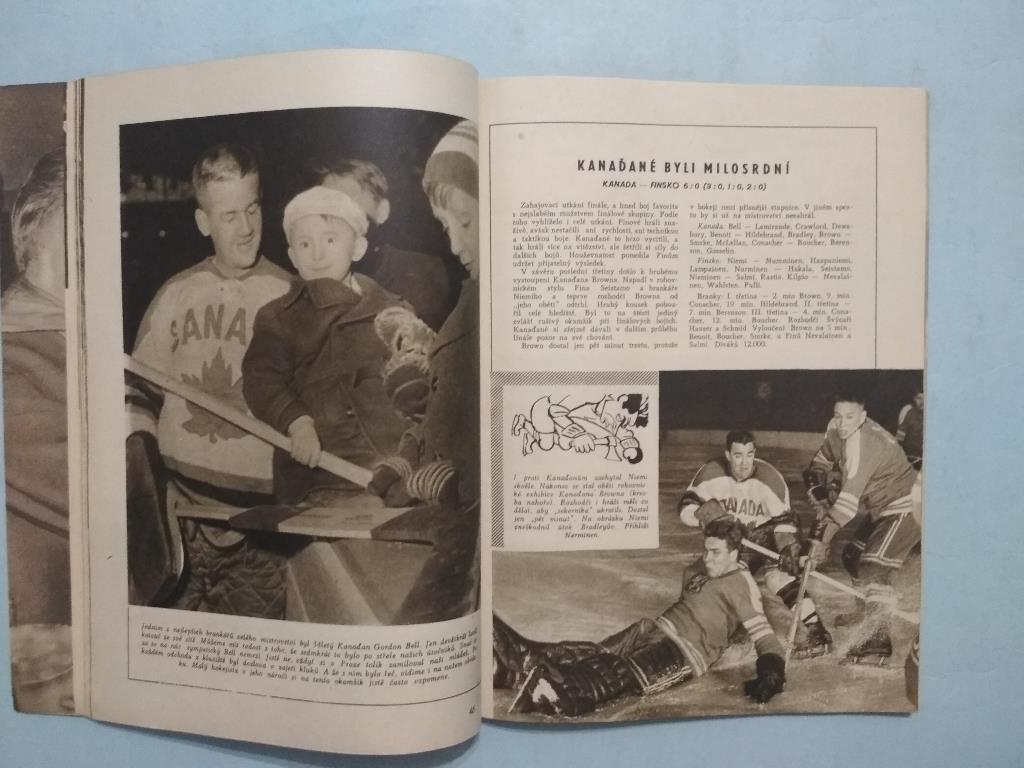 Чемпионат мира по хоккею 1959 год 1.Канада 2.СССР 3.Чехословакия + таблица 2