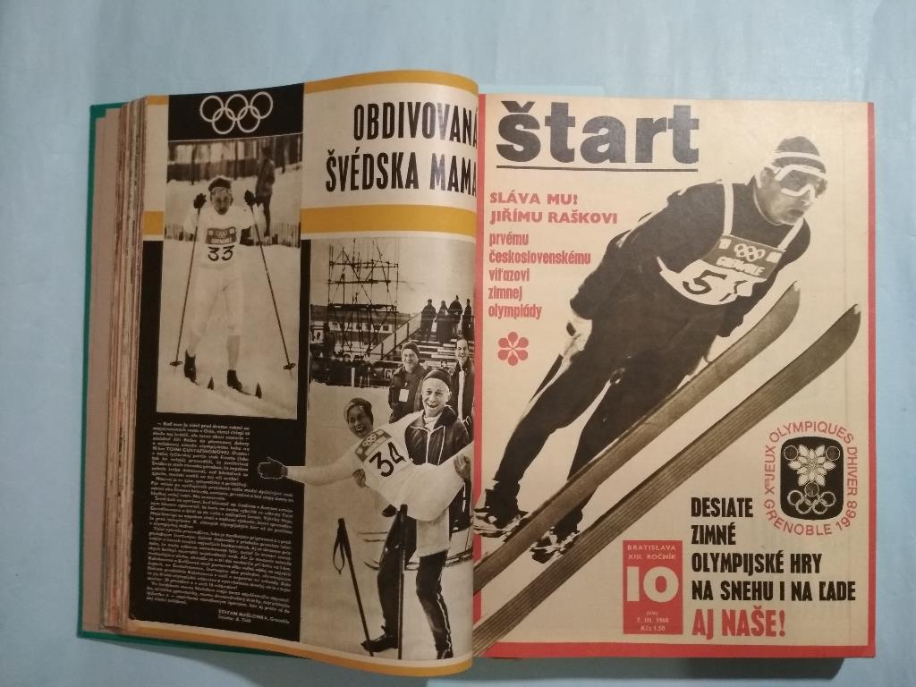 Полный комплект Чехословацкого журнала Старт 1968 год номера 1 - 52 в книге 2