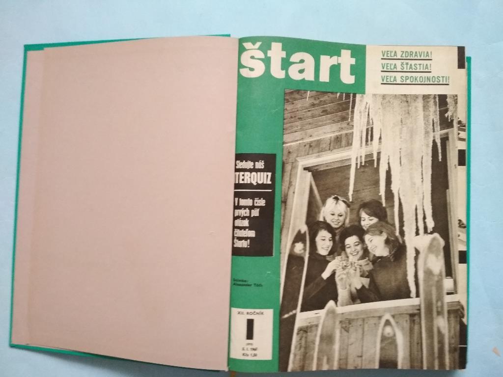 Полный комплект Чехословацкого журнала Старт 1967 год номера 1 - 52 в книге