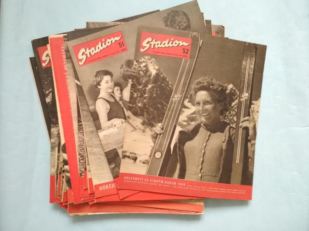 Полный комплект Чехословацкого журнала Стадион 1960 год номера 1- 52
