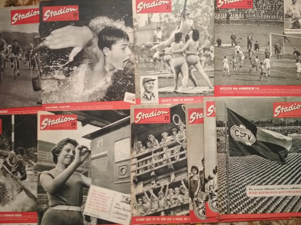 Полный комплект Чехословацкого журнала Стадион 1960 год номера 1- 52 3