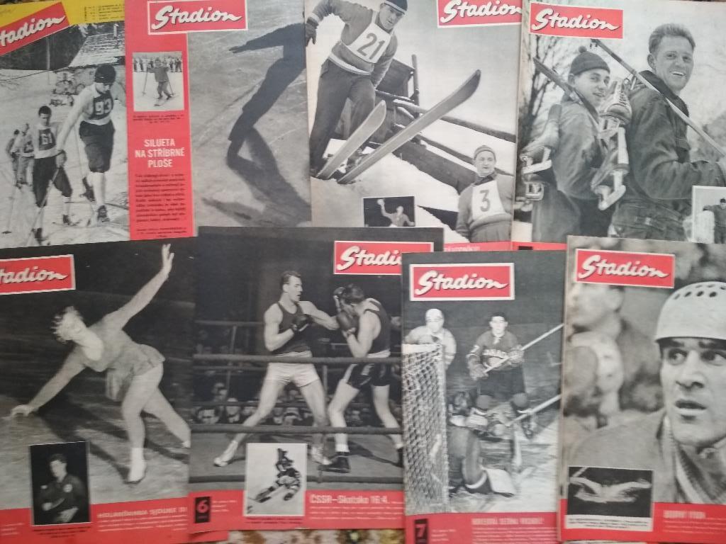 Полный комплект Чехословацкого журнала Стадион 1961 год номера 1- 52 1