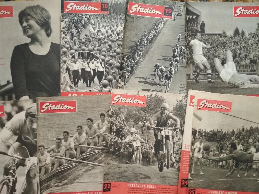 Полный комплект Чехословацкого журнала Стадион 1961 год номера 1- 52 3