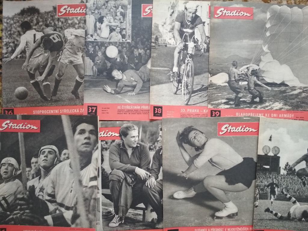 Полный комплект Чехословацкого журнала Стадион 1961 год номера 1- 52 5