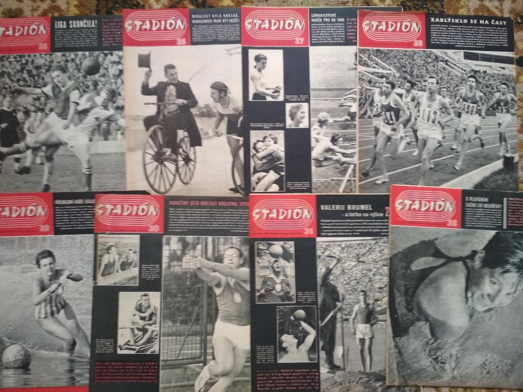 Полный комплект Чехословацкого журнала Стадион 1963 год номера 1- 52 4