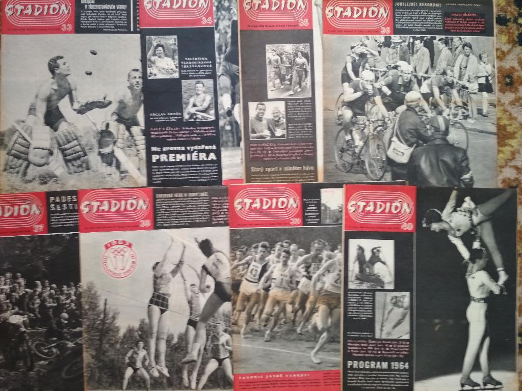 Полный комплект Чехословацкого журнала Стадион 1963 год номера 1- 52 5