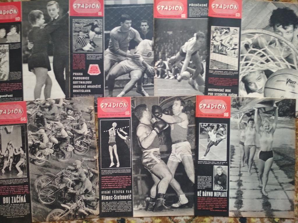 Полный комплект Чехословацкого журнала Стадион 1964 год номера 1- 52 2