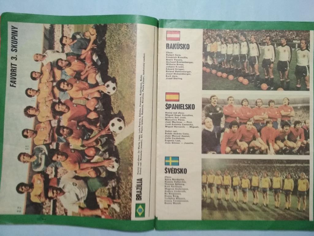 2 журнала Старт Чехия № 23 и № 29 посвящены чм по футболу в Аргентине 1978 год 1