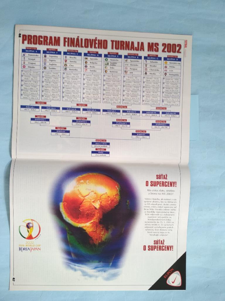 Futbal magazin Cловацкий журнал Футбол № 1 за 2002 год 2