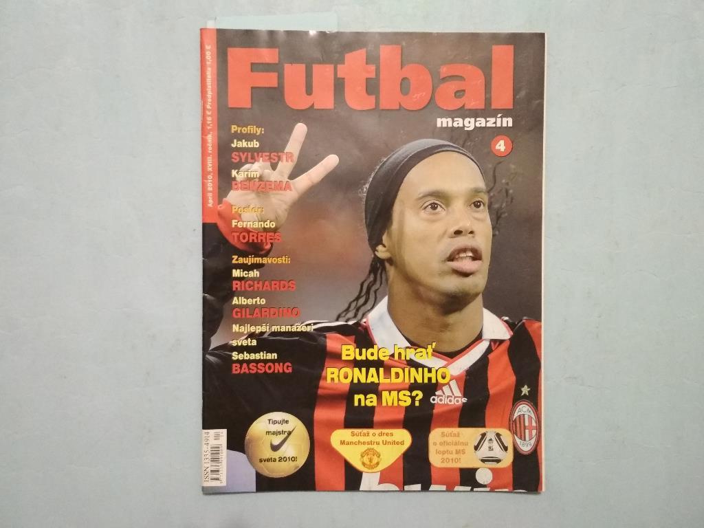 Futbal magazin Cловацкий журнал Футбол № 4 за 2010 год
