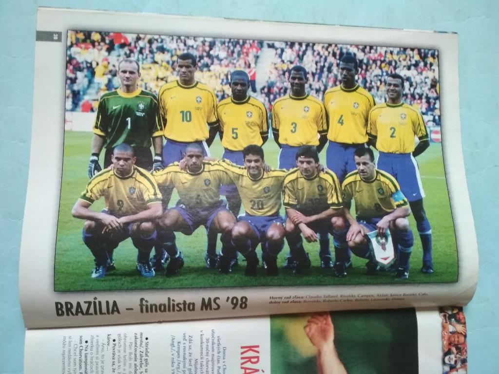 Futbal magazin Cловацкий журнал Футбол № 7 за 1998 г - спецвыпуск о чм Франция 5