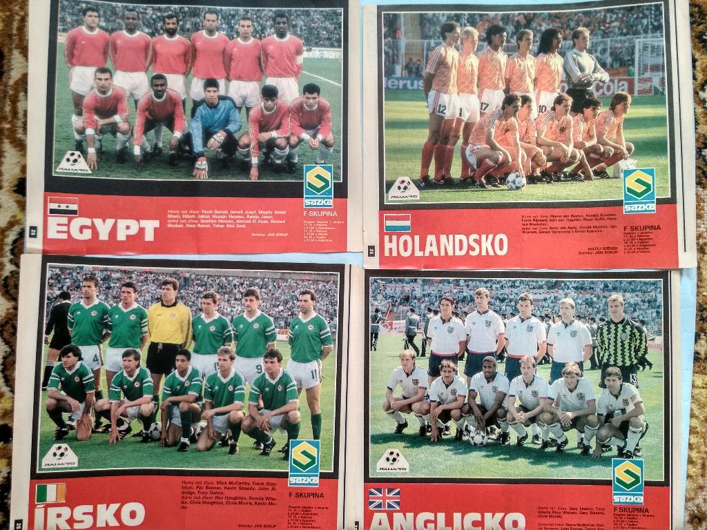 Из журнала Старт ЧССР- участники чм по футболу 1990 г. + спецвыпуск № 31-32 1