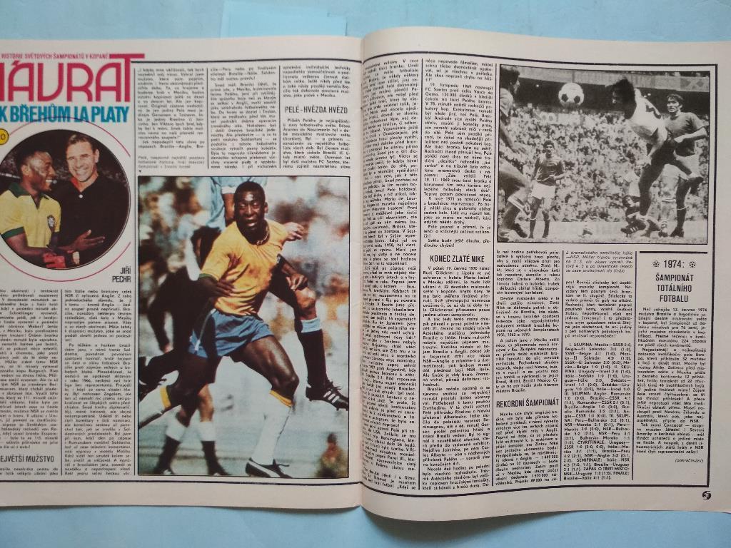 Стадион Чехословакия № 20 за 1978 год материал о хоккее 3