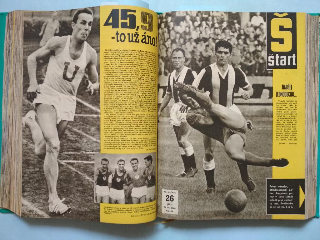 Полный комплект Чехословацкого журнала Старт 1964 год номера 1 - 52 в книге 3