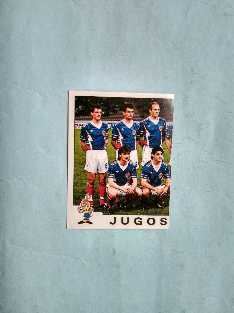 Наклейка ЧЕ - 1992 год PANINI - JUGOSLAVIJA Югославия № 64