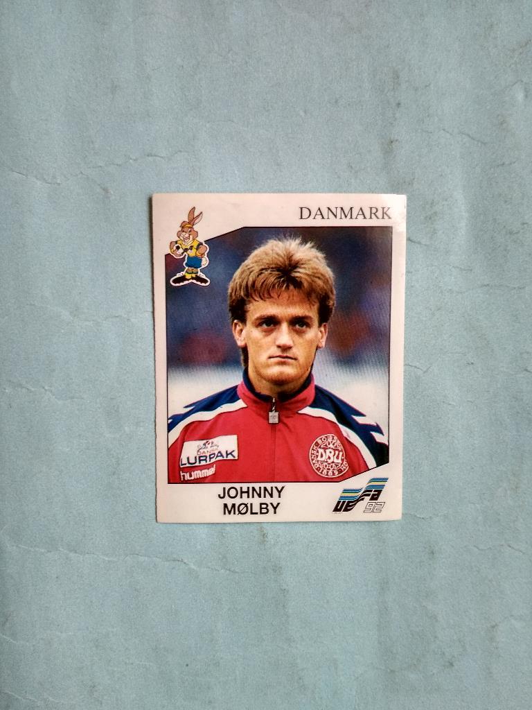 Наклейка ЧЕ - 1992 год PANINI - MOLBY Дания № 226