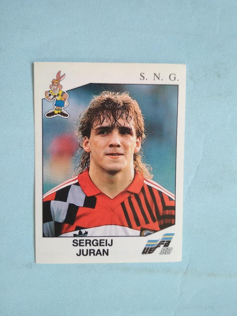 Наклейка ЧЕ - 1992 год PANINI - JURAN СНГ № 185