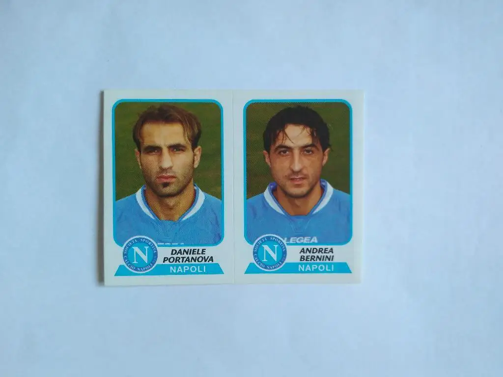 Наклейка фирмы Panini альбом - Calciatori 2003-2004 - PORTANOVA.BERNINI № 539