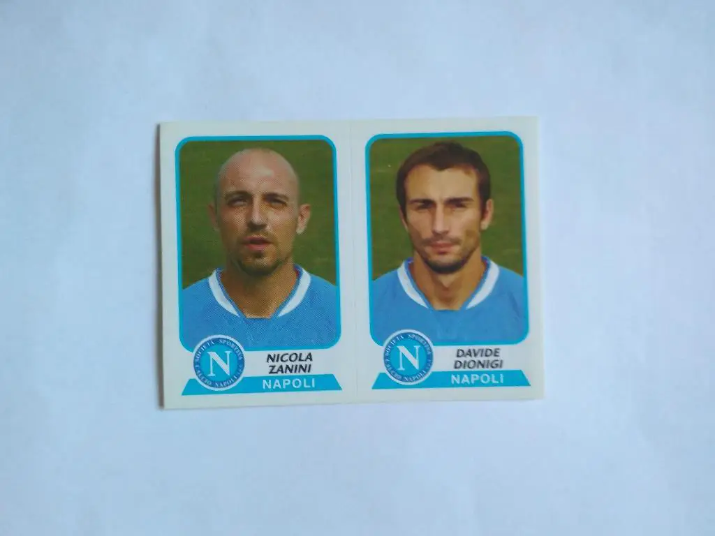 Наклейка фирмы Panini альбом - Calciatori 2003-2004 - ZANINI.DIONIGI № 543