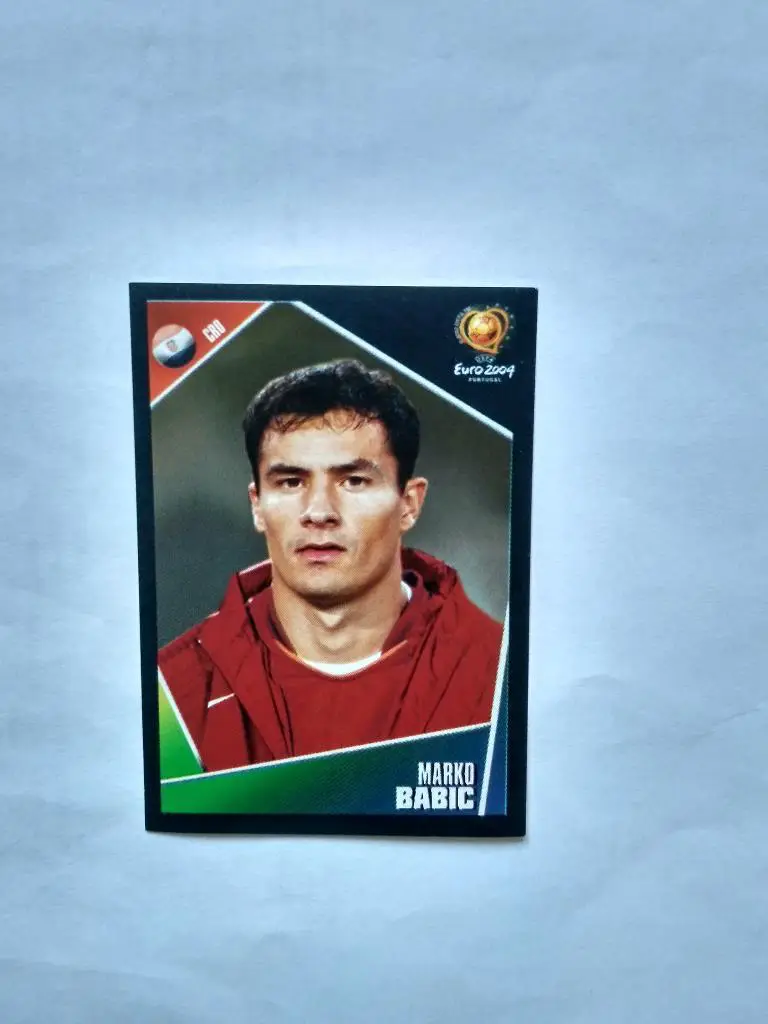 Наклейка ЧЕ - 2004 год PANINI - BABIC Хорватия № 171