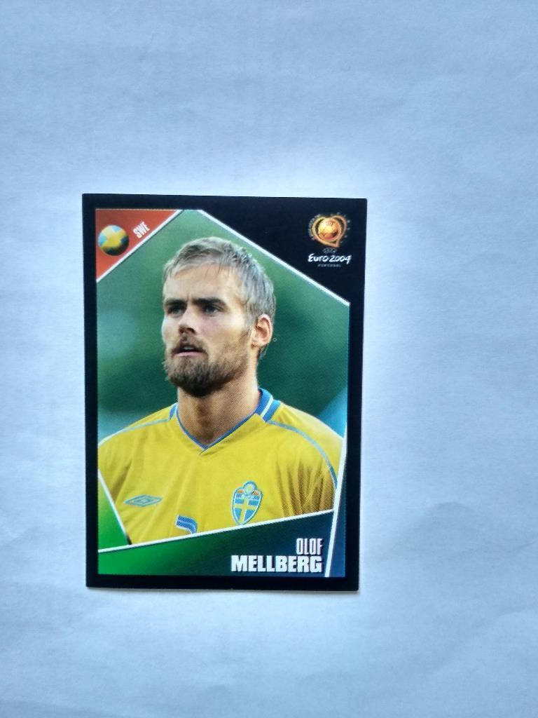 Наклейка ЧЕ - 2004 год PANINI - MELLBERG Швеция № 182