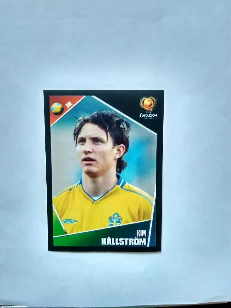 Наклейка ЧЕ - 2004 год PANINI - KALLSTROM Швеция № 191