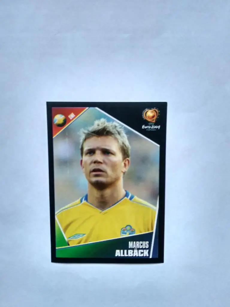 Наклейка ЧЕ - 2004 год PANINI - ALLBACK Швеция № 194