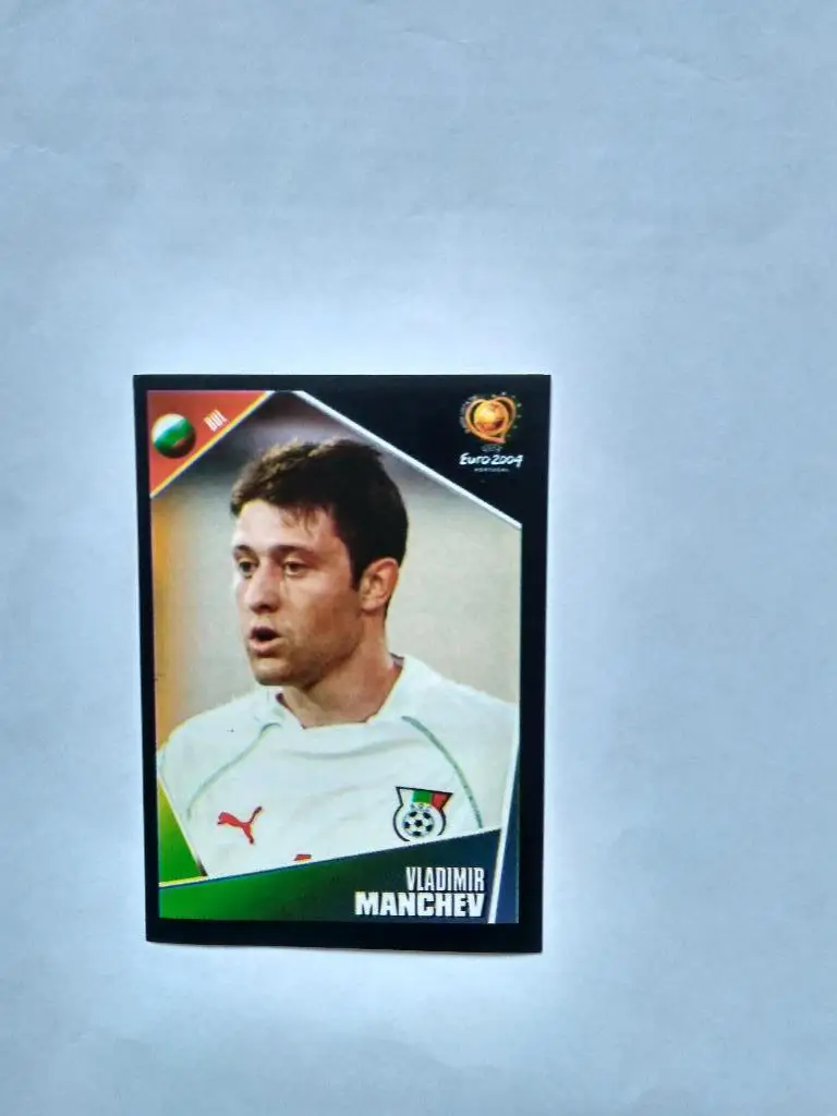 Наклейка ЧЕ - 2004 год PANINI - MANCHEV Болгария № 215