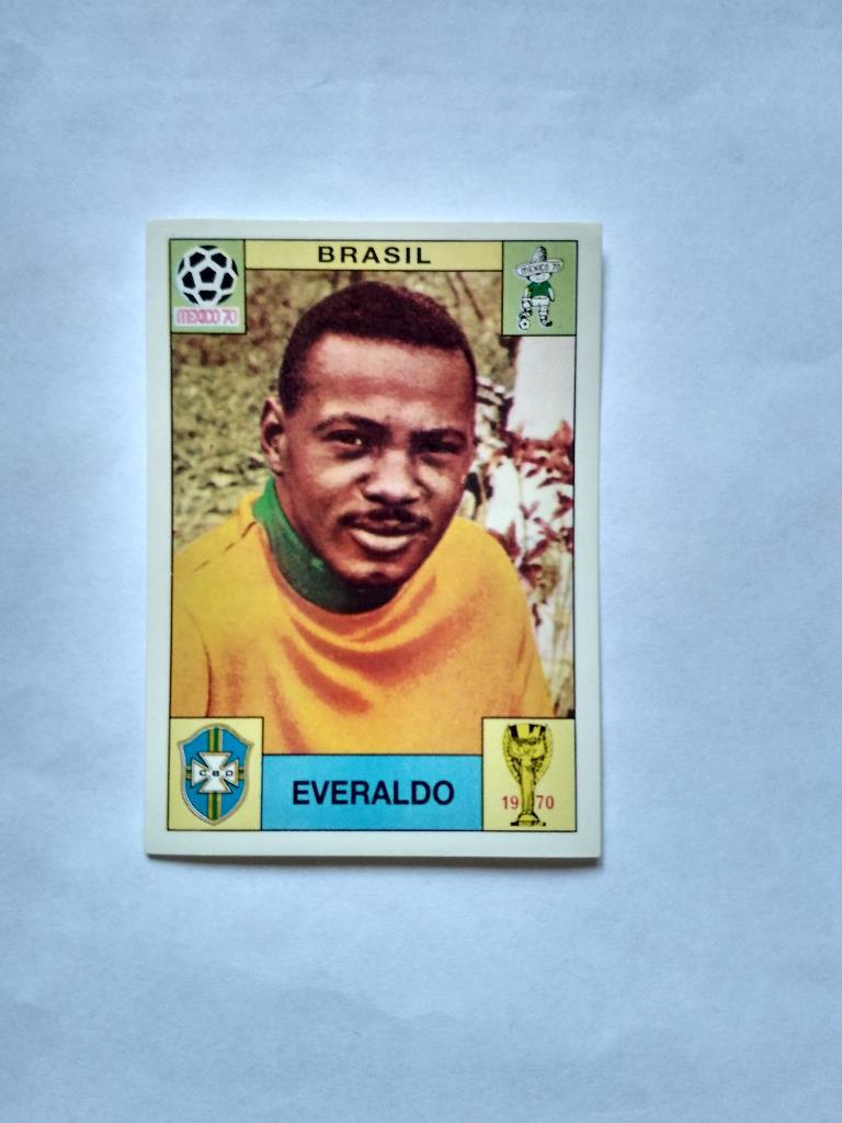 Наклейка История Чемпионатов Мира (World Cup Story) Panini - EVERALDO № 31