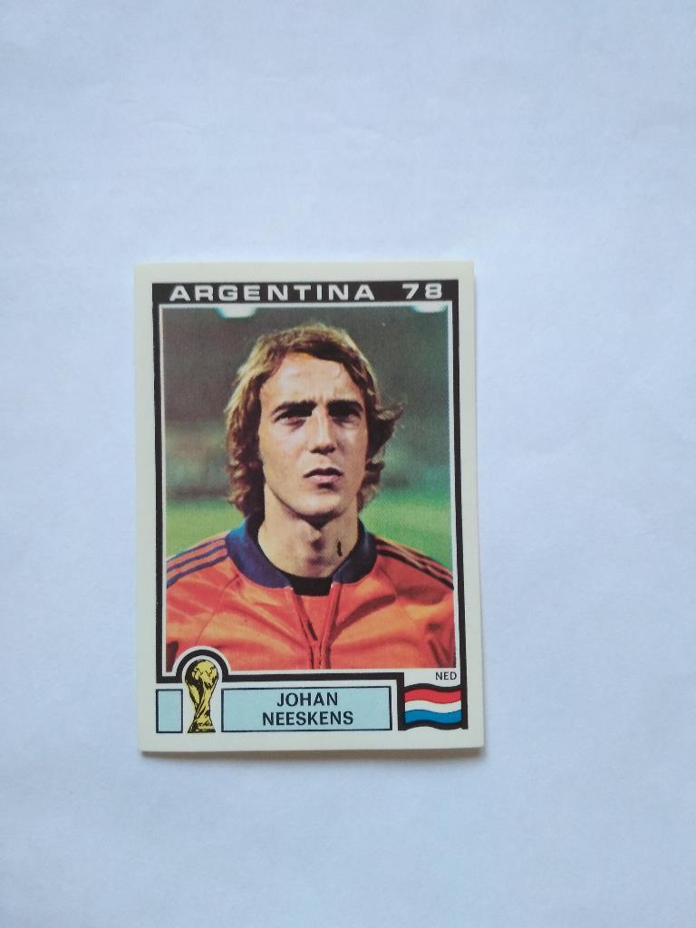 Наклейка История Чемпионатов Мира (World Cup Story) Panini - NEESKENS № 123