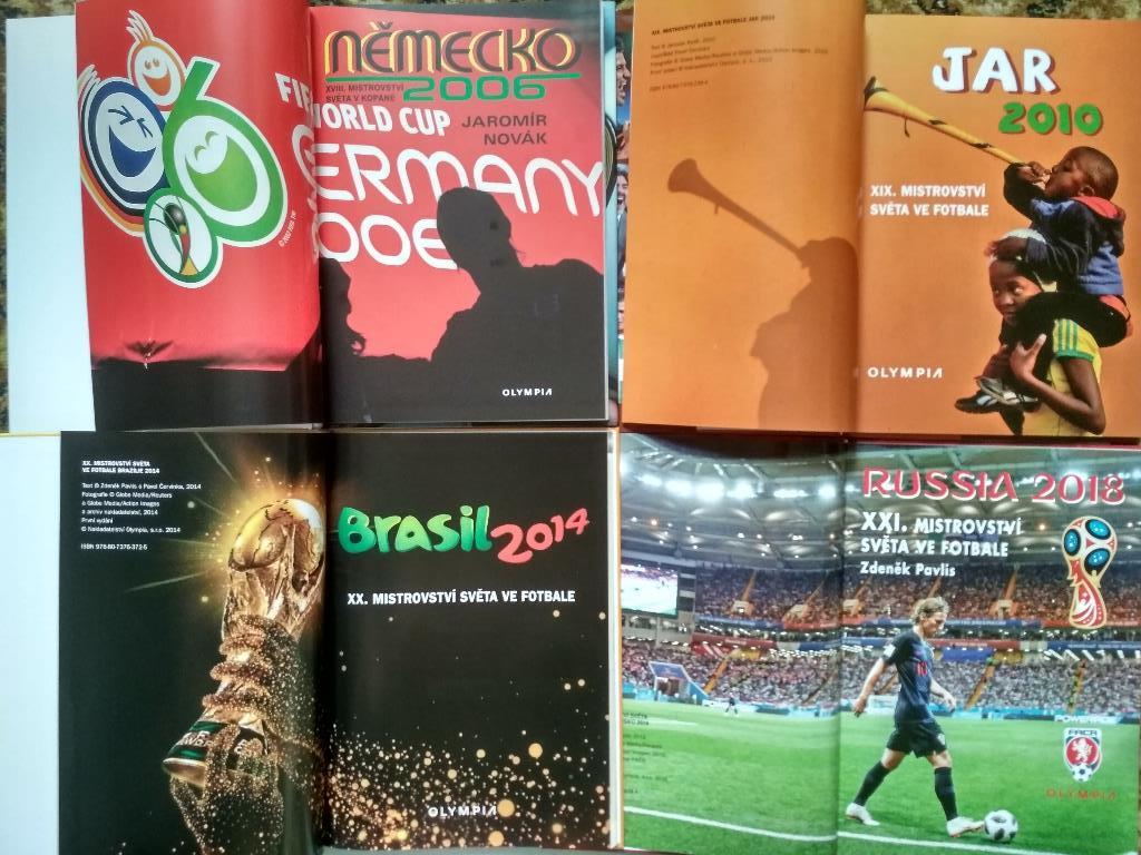 Серия книг Чемпионаты мира 1990,1994,1998,2002,2006,201 0,2014,2018 - изд.Олимпия 2