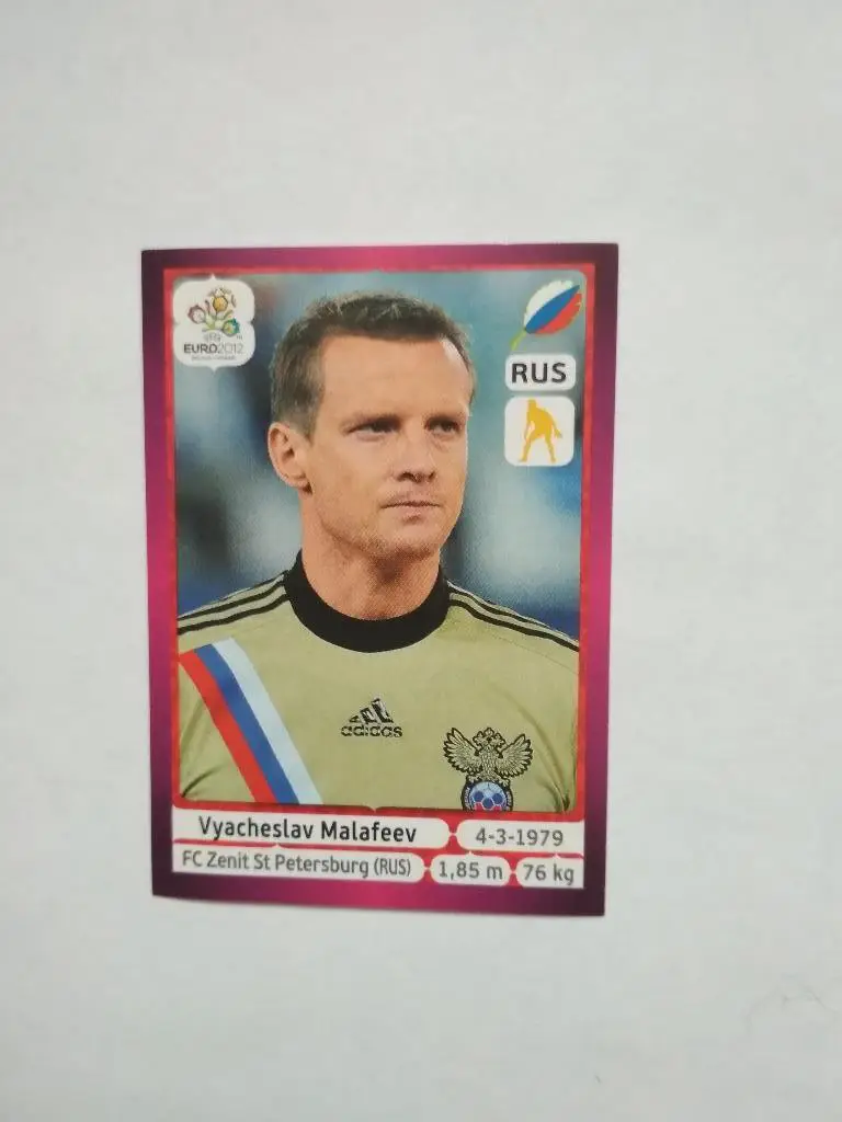 Наклейка ЧЕ - 2012 год PANINI -№ 114