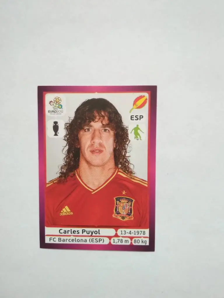 Наклейка ЧЕ - 2012 год PANINI -№ 289