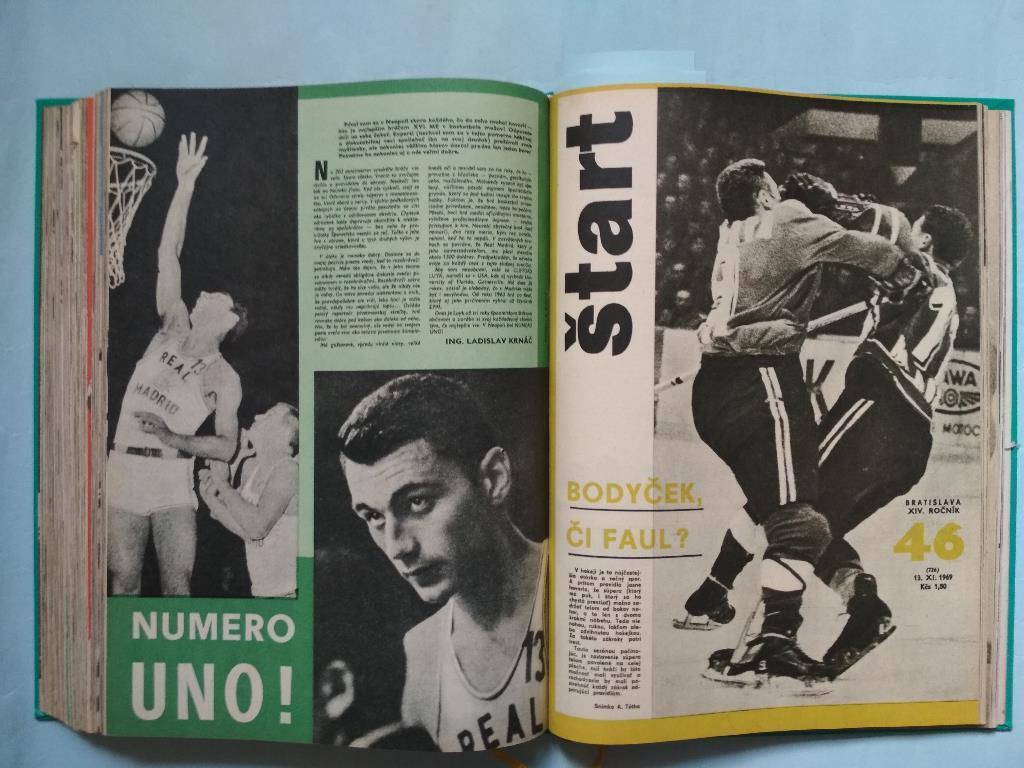 Полный комплект Чехословацкого журнала Старт 1969 год номера 1 - 52 в книге 4